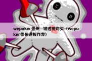 wepoker德州—键透视购买（wepoker德州透视作弊）